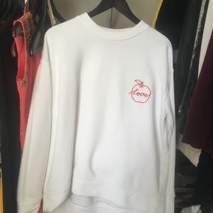 Cozy Oversized Sweater with Embroidered